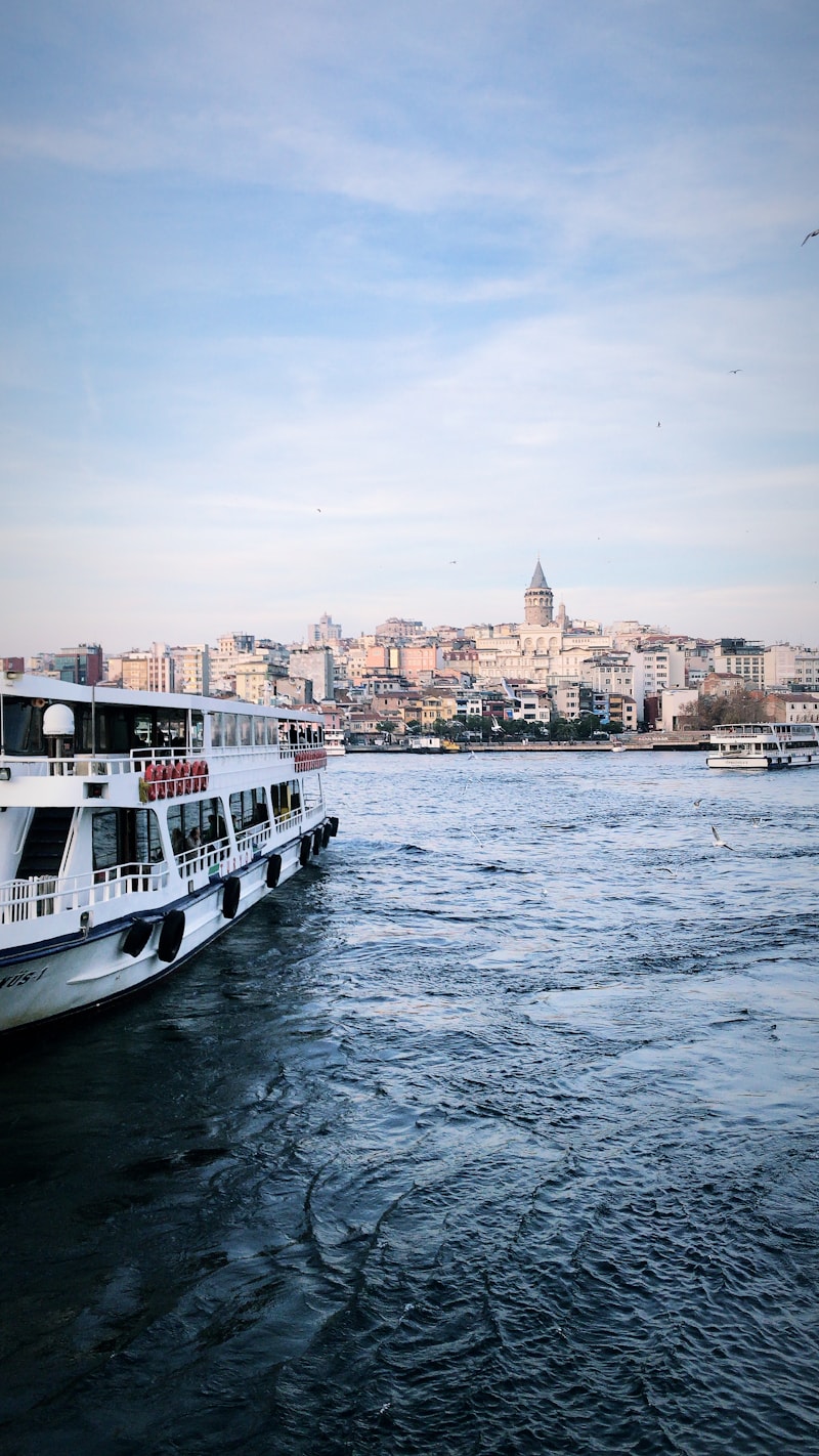 Ferry crossing the Bosphorus
