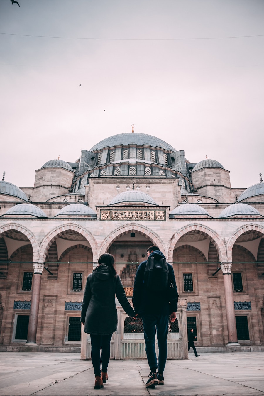 Ottoman mosque courtyard